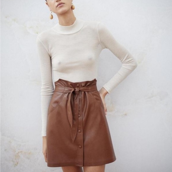 NWT Nanushka Tie Waist Mini Skirt - Picture 2 of 12